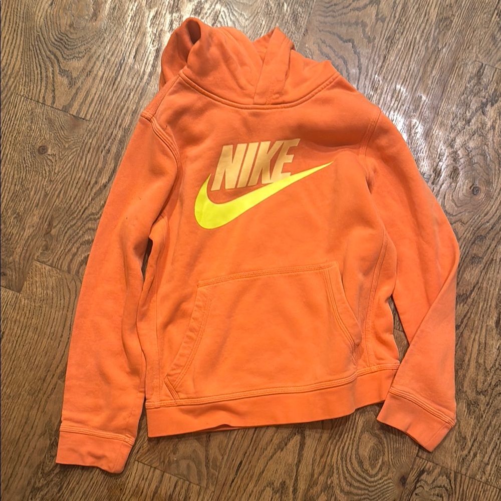 Nike Orange Kids Hoodie